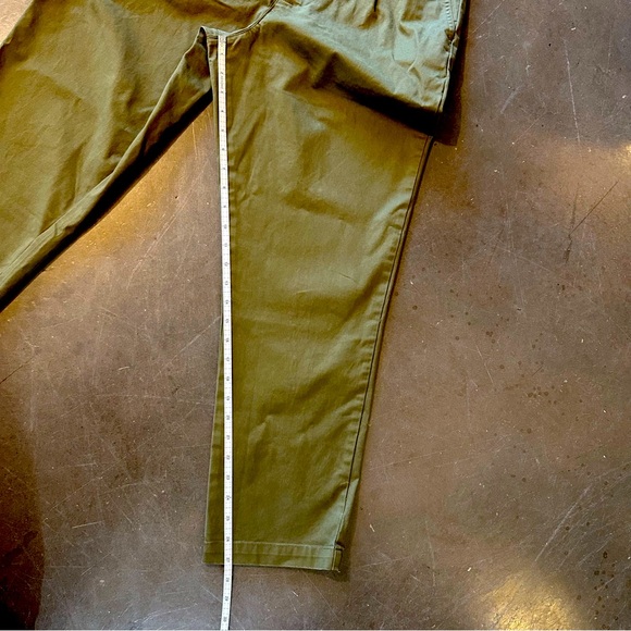 Alex Mill - Women’s Boy Pleated Pants - Chino - Deep Olive - Size 8 - NWT - Picture 9 of 13